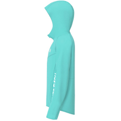 BIDI BADU Crew Kapuzen-Tennisjacke Jungen AQ - aqua 128
