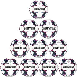 10er Ballpaket DERBYSTAR Tempo TT Trainingsfußball...