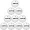 10er Ballpaket DERBYSTAR Brillant APS Classic Spielball wei&szlig; 5