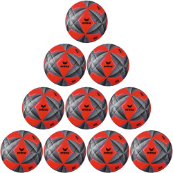 10er Ballpaket erima Senzor-Star Match Fluo Fußball...