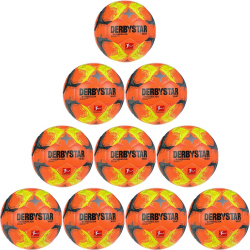 10er Ballpaket DERBYSTAR offizieller Bundesliga Brillant...