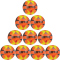 10er Ballpaket DERBYSTAR offizieller 2. Bundesliga Brillant APS High Visible Winter-Fu&szlig;ball Spielball 2022/23 orange 5