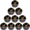 10er Ballpaket adidas UEFA Champions League 2023/24 Group Stage Real Madrid Fußball 095A - black/preyel/carbon 5