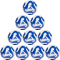 10er Ballpaket adidas Tiro Club Fu&szlig;ball HZ4168 - white/team royal blue 5