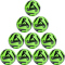 10er Ballpaket adidas Tiro Club Fußball HZ4167 - solar green/black 5