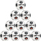 10er Ballpaket DERBYSTAR Bundesliga Brillant Classic Fu&szlig;ball 2023/24 wei&szlig;/schwarz/grau 5