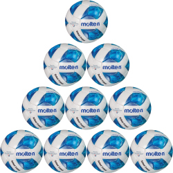 10er Ballpaket molten School TraineR Fußball F5A-ST...
