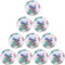 10er Ballpaket PUMA Orbita 5 Hybrid Lite 350g Trainingsball puma white/rose red/deep aqua 3