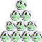 10er Ballpaket adidas Tiro League Junior 350g Fu&szlig;ball Kinder HT2427 - white/black/team solar green 4
