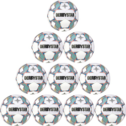 10er Ballpaket DERBYSTAR Stratos Light 350g Leicht-Fußball