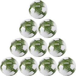 10er Ballpaket JAKO Glaze 290g Leicht-Fußball 705 -...