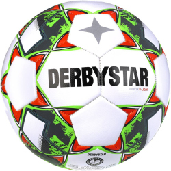 10er Ballpaket DERBYSTAR Junior S-Light 290g Leicht-Fu&szlig;ball wei&szlig;/gr&uuml;n/rot 3