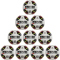 10er Ballpaket DERBYSTAR Classic S-Light 290g Leicht-Fu&szlig;ball 4X3 Gr. 5