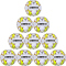 10er Ballpaket DERBYSTAR Apus S-Light 290g Leicht-Fu&szlig;ball wei&szlig;/gelb/rot 3