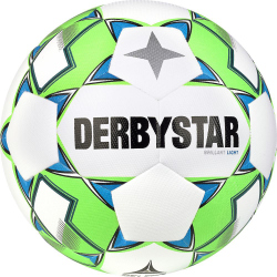 10er Ballpaket DERBYSTAR Brillant Dual-Bonded Light 350g Leicht-Fu&szlig;ball wei&szlig;/gr&uuml;n/blau 4