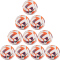 10er Ballpaket NIKE Academy Team Fu&szlig;ball white/total orange/black 3