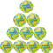 10er Ballpaket uhlsport Sala Lite 360g Synergy Futsal fluo gelb/cyan/fluo rot 4