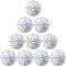 10er Ballpaket molten D60 harzfreier Handball wei&szlig;/blau/gold 1