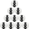 10er Ballpaket Kempa Black&White Leo Handball schwarz 3