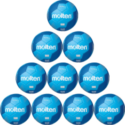 10er Ballpaket molten Handball H3F1800-BB Gr.3 blau