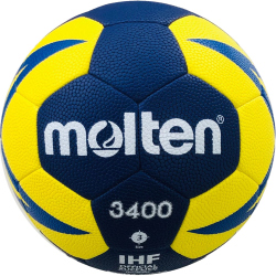 10er Ballpaket molten Handball H3X3400-NB Gr.3 gelb/blau