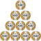 10er Ballpaket Select Ultimate EHF Champions League Handball 2023/24 wei&szlig;/gold 2