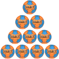 10er Ballpaket SELECT Keto v22 Handball orange/blau 3