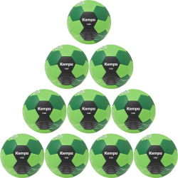 10er Ballpaket Kempa Tiro Handball 201 - fluo...
