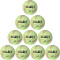 10er Ballpaket Select Tucana Handball V23 grün/lila 0