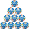 10er Ballpaket Select Replica EHF European League Handball 2023/24 weiß/blau 3
