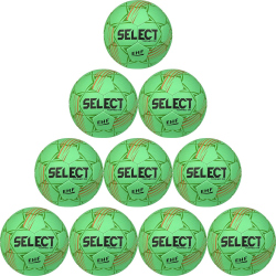 10er Ballpaket Select Torneo Handball grün 0