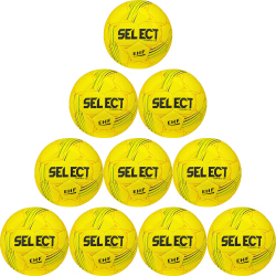 10er Ballpaket Select Torneo Handball gelb 3