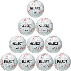 10er Ballpaket Select Solera Handball hellblau/rot 0