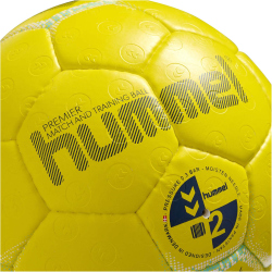 10er Ballpaket hummel Premier Handball 5063 - yellow/white/blue 2