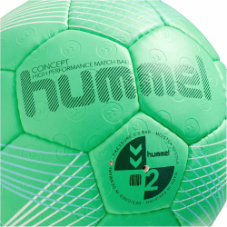 10er Ballpaket hummel Concept Handball 6179 - green/blue/white 2