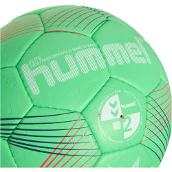 10er Ballpaket hummel Elite Handball 6180 - green/white/red 3