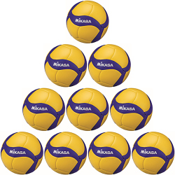 10er Ballpaket MIKASA V1.5W Mini-Volleyball