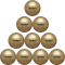 10er Ballpaket molten Volleyball Fanball Unterschriftenball Gold Gr. 5