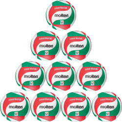 10er Ballpaket molten School MasteR Volleyball V5M-SM...