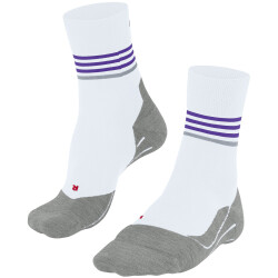 FALKE RU4 Quarter Laufsocken Damen 2028 - white-neon red...