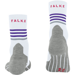 FALKE RU4 Quarter Laufsocken Damen 2028 - white-neon red...