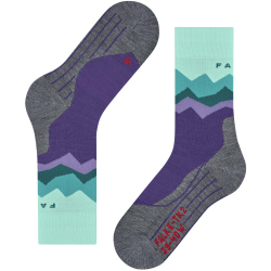 FALKE Crest Trekkingsocken Damen 8683 - amethyst 41-42
