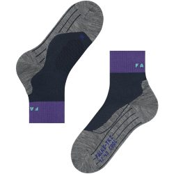 FALKE TK2 Short Cool Trekkingsocken Damen 6116 - space blue 41-42