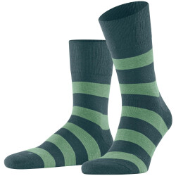 FALKE Block Stripe Socken 7448 - mulberry 37-38