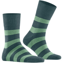FALKE Block Stripe Socken 7448 - mulberry 37-38