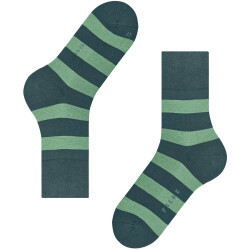 FALKE Block Stripe Socken 7448 - mulberry 37-38