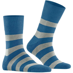 FALKE Block Stripe Socken 6531 - nautical 37-38