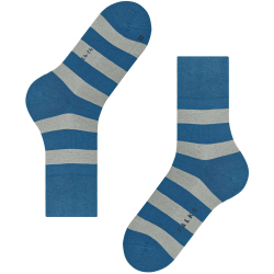 FALKE Block Stripe Socken 6531 - nautical 37-38