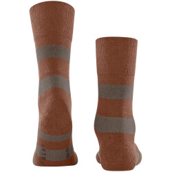 FALKE Block Stripe Socken 5029 - clay 44-45