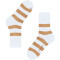 FALKE Block Stripe Socken 2000 - white 37-38